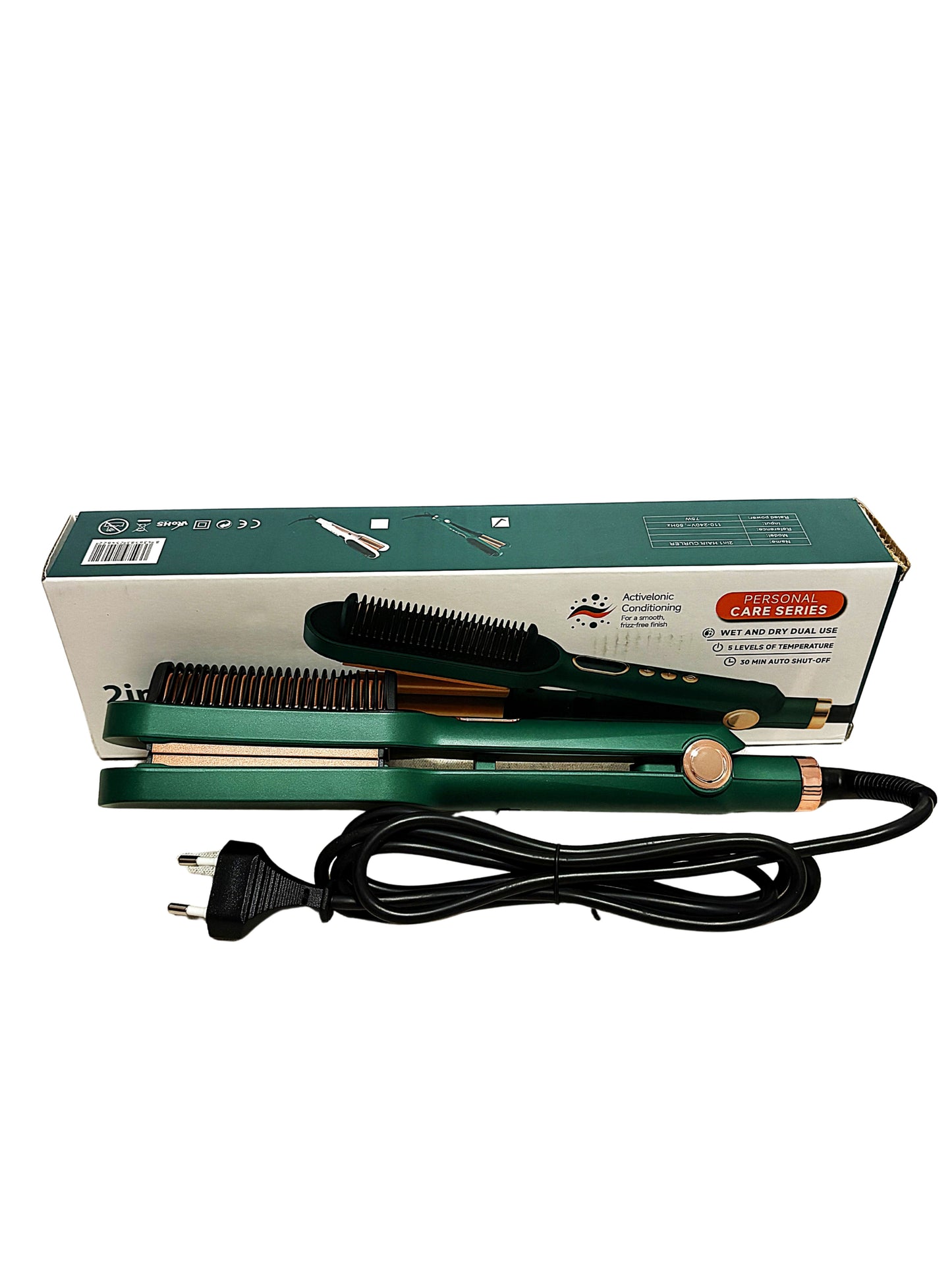 Cepillo plancha y ondulador 2 en 1