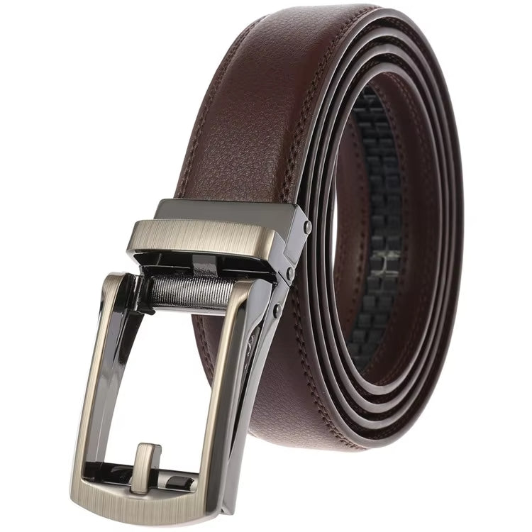 Cinturón de click Automático Ajustable - Marrón