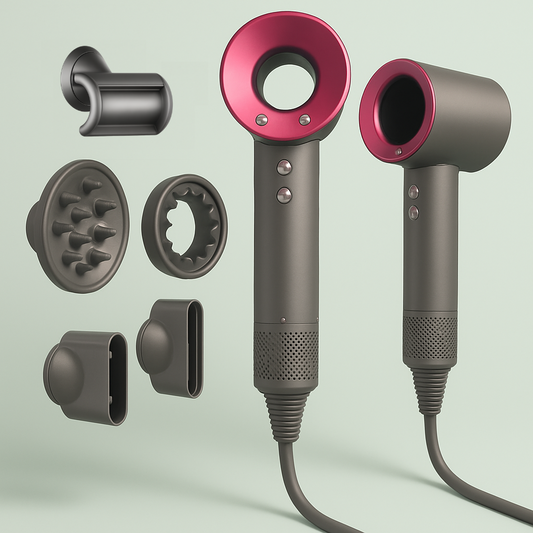 Secador de pelo profesional con cabezales imantados