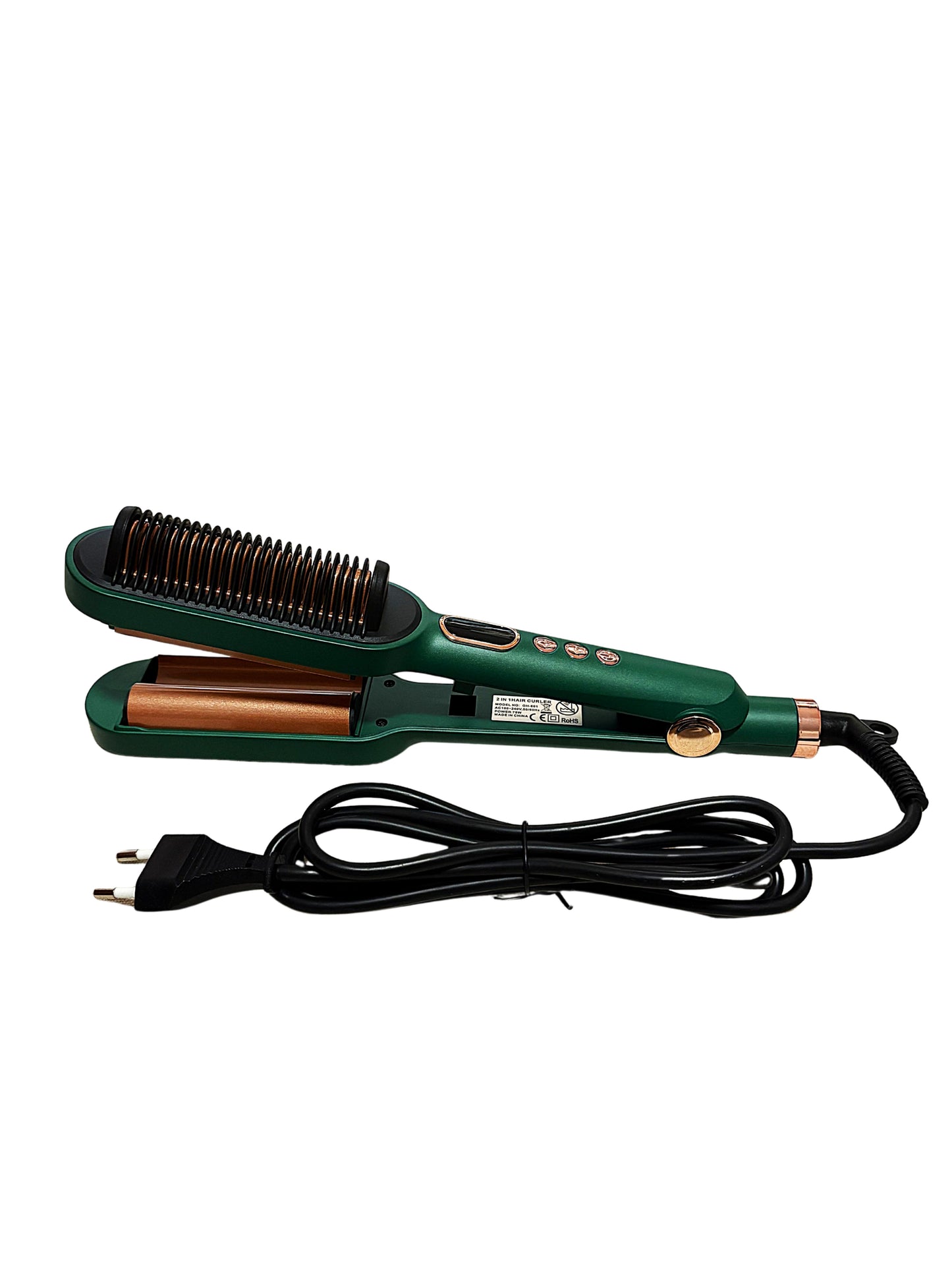 Cepillo plancha y ondulador 2 en 1