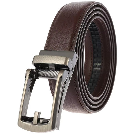 Cinturón de click Automático Ajustable - Marrón